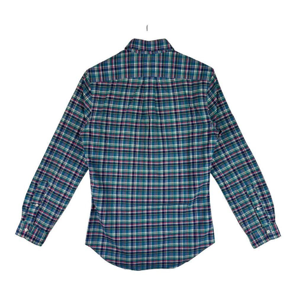 New POLO Ralph Lauren Men US S Multicolor Plaid Shirt Long Sleeve Button Down - Picture 2 of 7